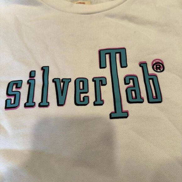 Vintage Silvertab Levis White Crewneck Sweatshirt - Picture 3 of 5